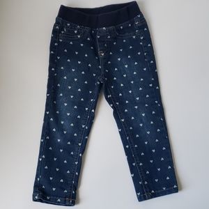 CAT & JACK Valentine's Heart ❤ Jeans Size 2T